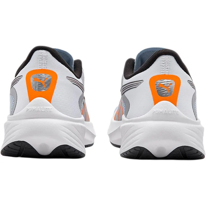 Детские кроссовки с шнуровкой Pounce Lite Disc PUMA, Snorkeling Blue-Silver-Puma White — фото 4