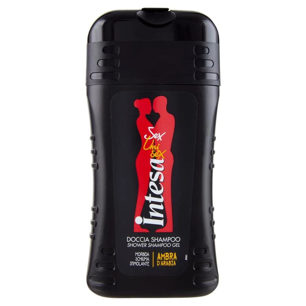 Гель для душа и шампунь Intesa Sex Unisex Ambra d'Arabia, 12 x 250 мл, Beni Culinari