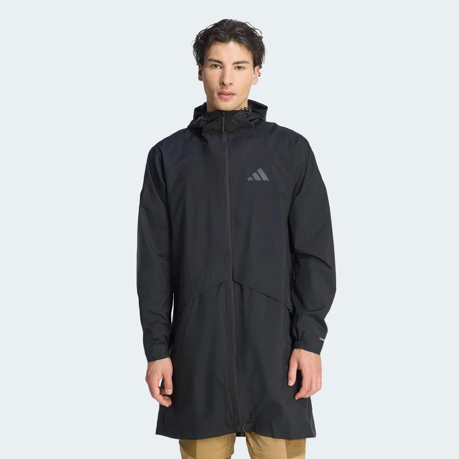 Мужской дождевик с капюшоном Terrex Multi 2 Layer CLIMAPROOF Regenparka Adidas, Schwarz
