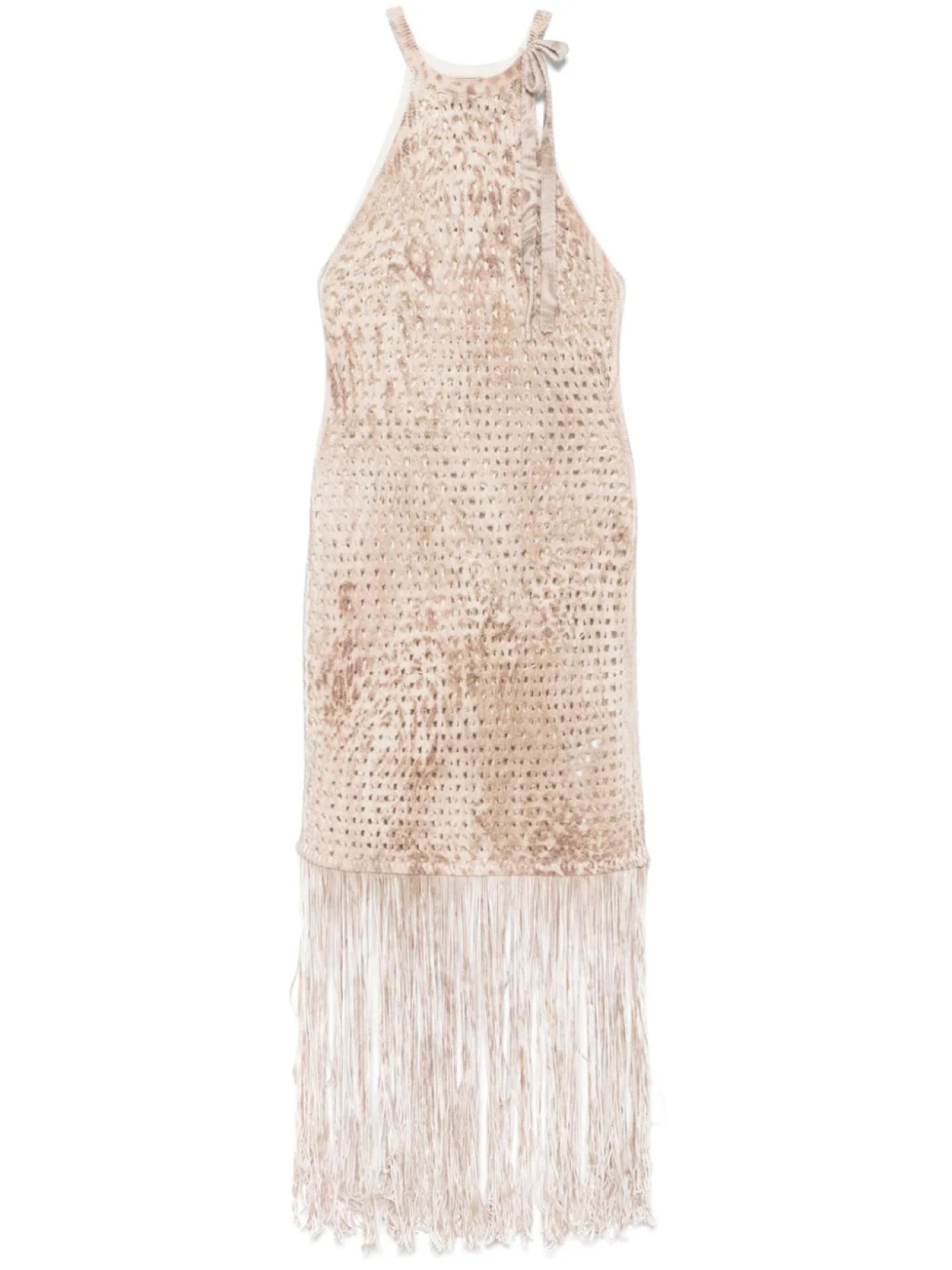 

Трикотажное платье миди Blumarine, нейтральный
