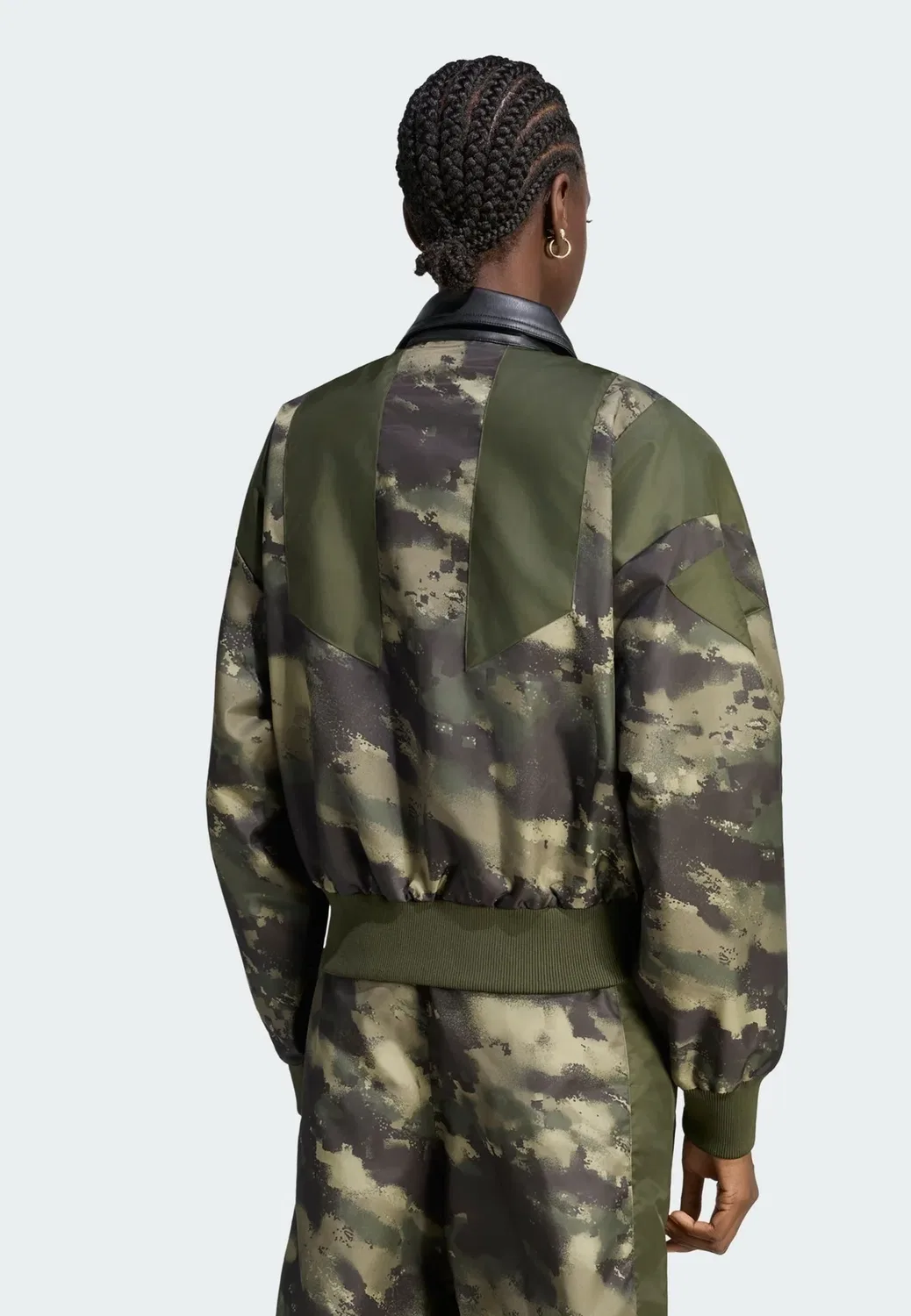 Куртка-Бомбер Eqt aop - легкая куртка Adidas Originals, Night Cargo Multicolor — фото 2