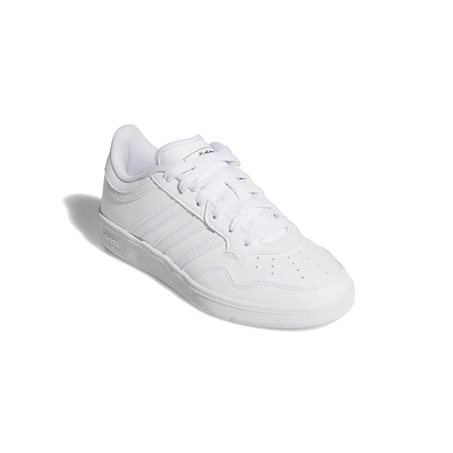 Детские кроссовки для мальчиков на шнуровке Hoops 4.0 Adidas, White — фото 3