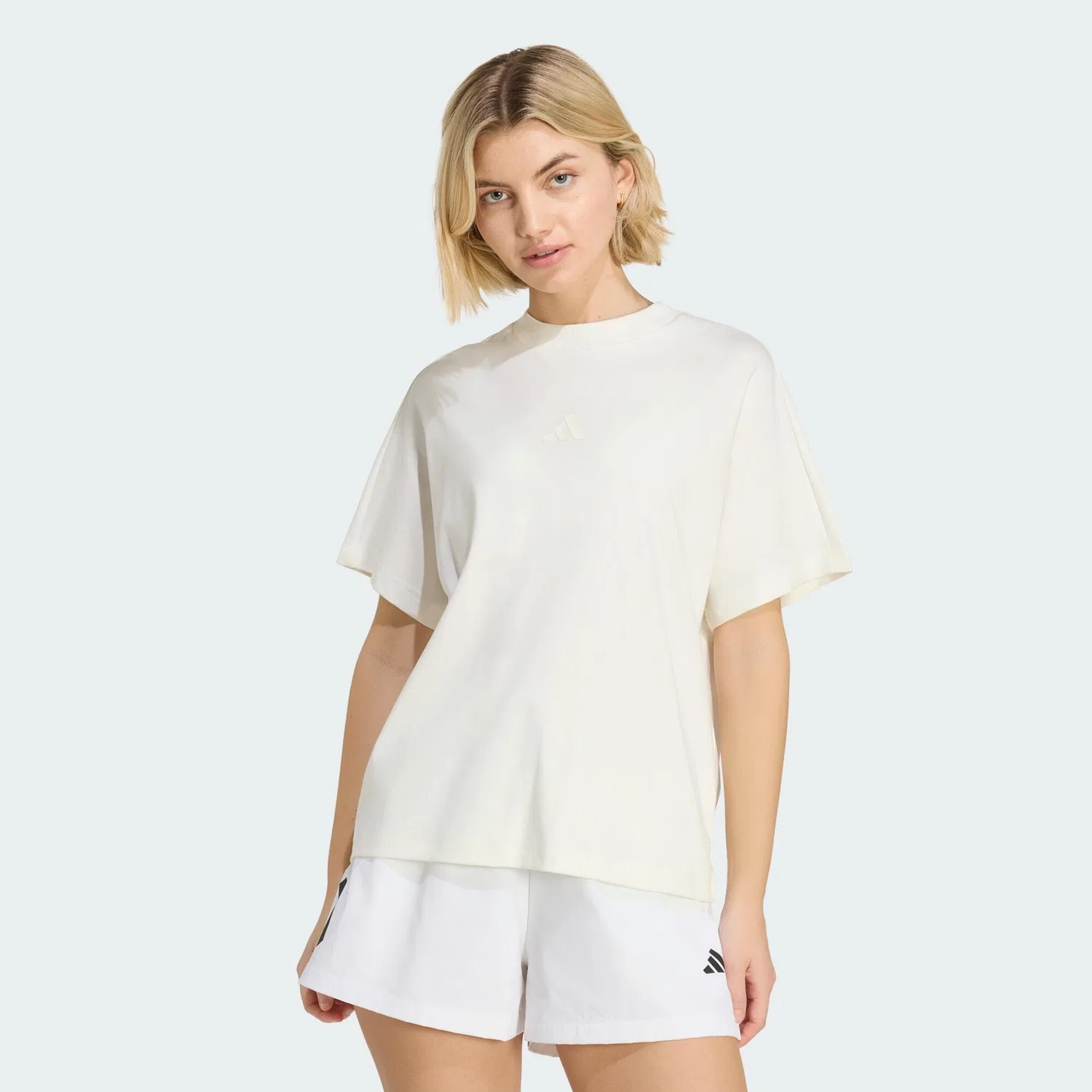 Женская футболка свободного кроя Soft Lux Loose Adidas, Beige