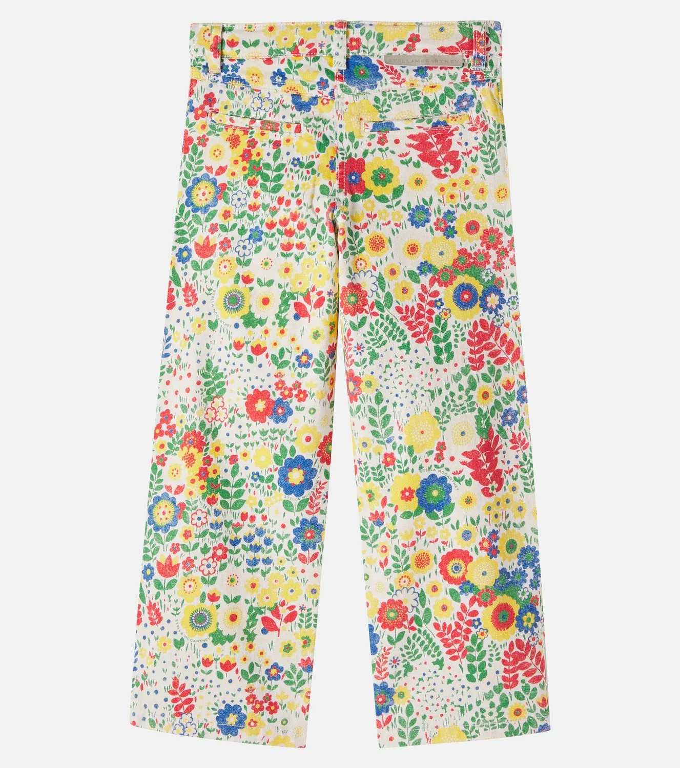 Брюки хлопковые Stella Mccartney Kids, Multicolor — фото 3