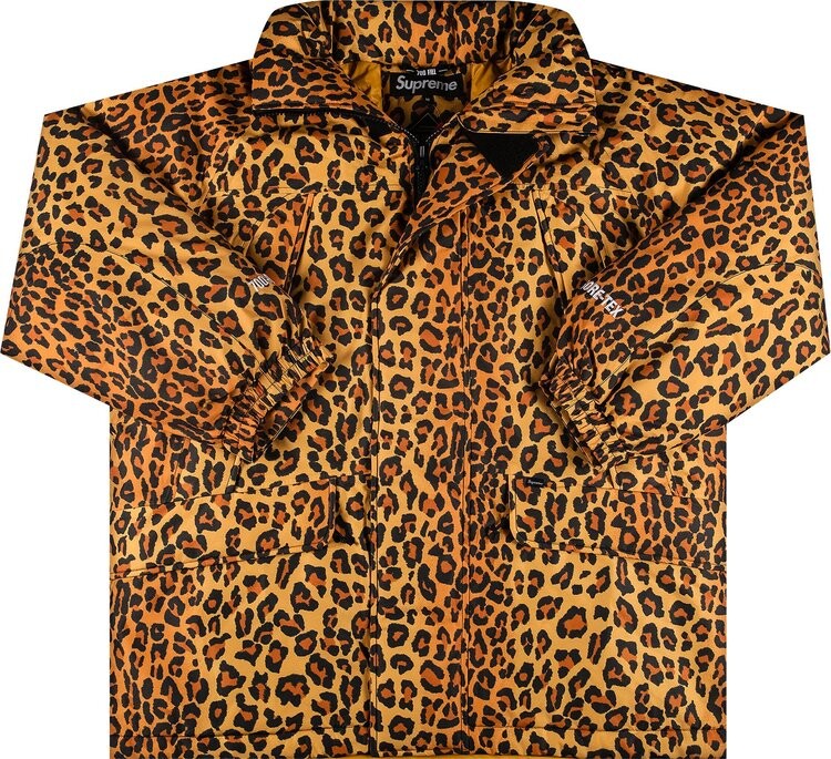

Парка Supreme GORE-TEX 700-Fill Down Parka 'Leopard', коричневый