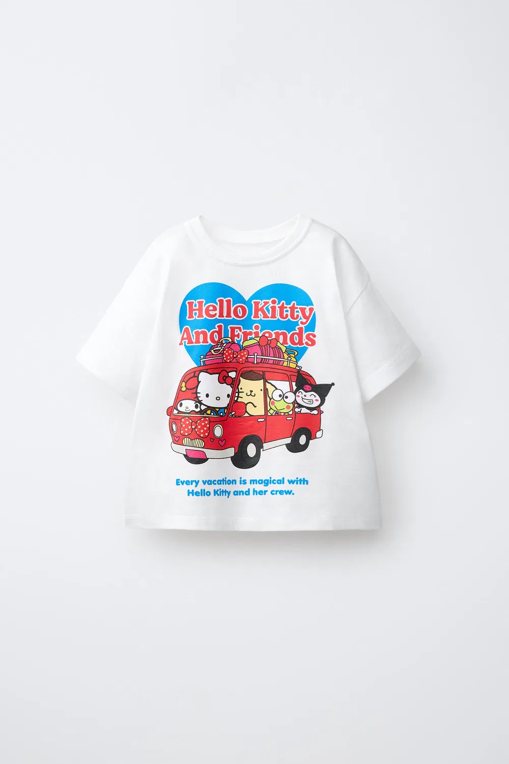 Футболка Hello Kitty and Friends Sanrio ZARA, White