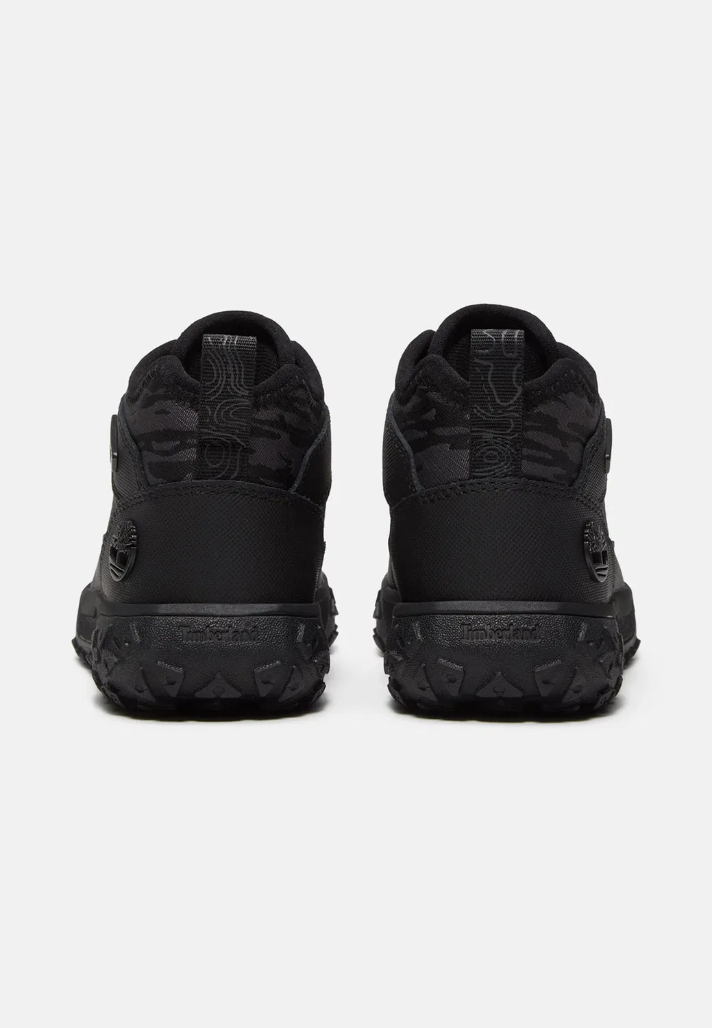Низкие походные ботинки на эластичном шнурке - высокие кроссовки Timberland, Black — фото 4