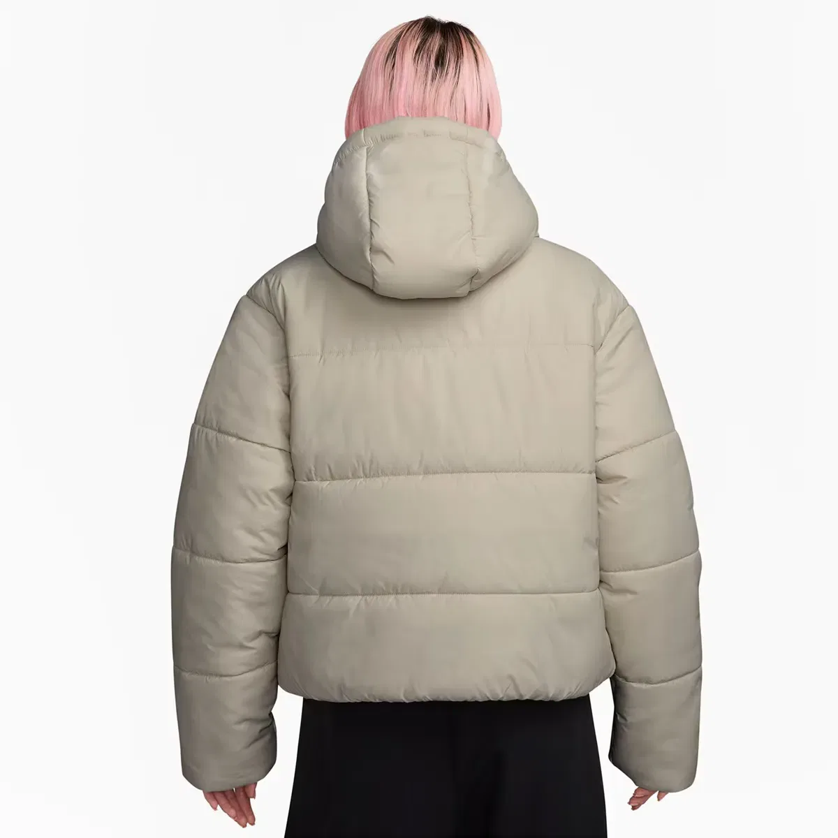 Женская куртка-пуховик с синтетическим наполнителем Sportswear Classic Puffer Nike, Gris — фото 2