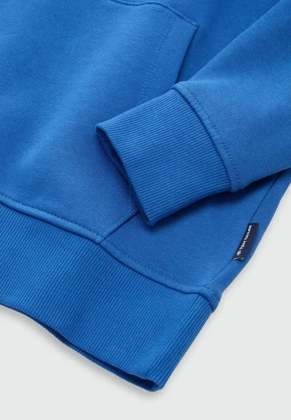 Худи хлопковое Tom Tailor soft sapphire blue, синий — фото 3