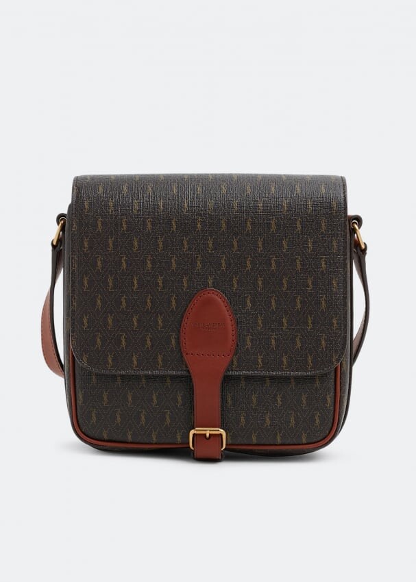 

Сумка SAINT LAURENT Le Monogramme medium satchel, коричневый