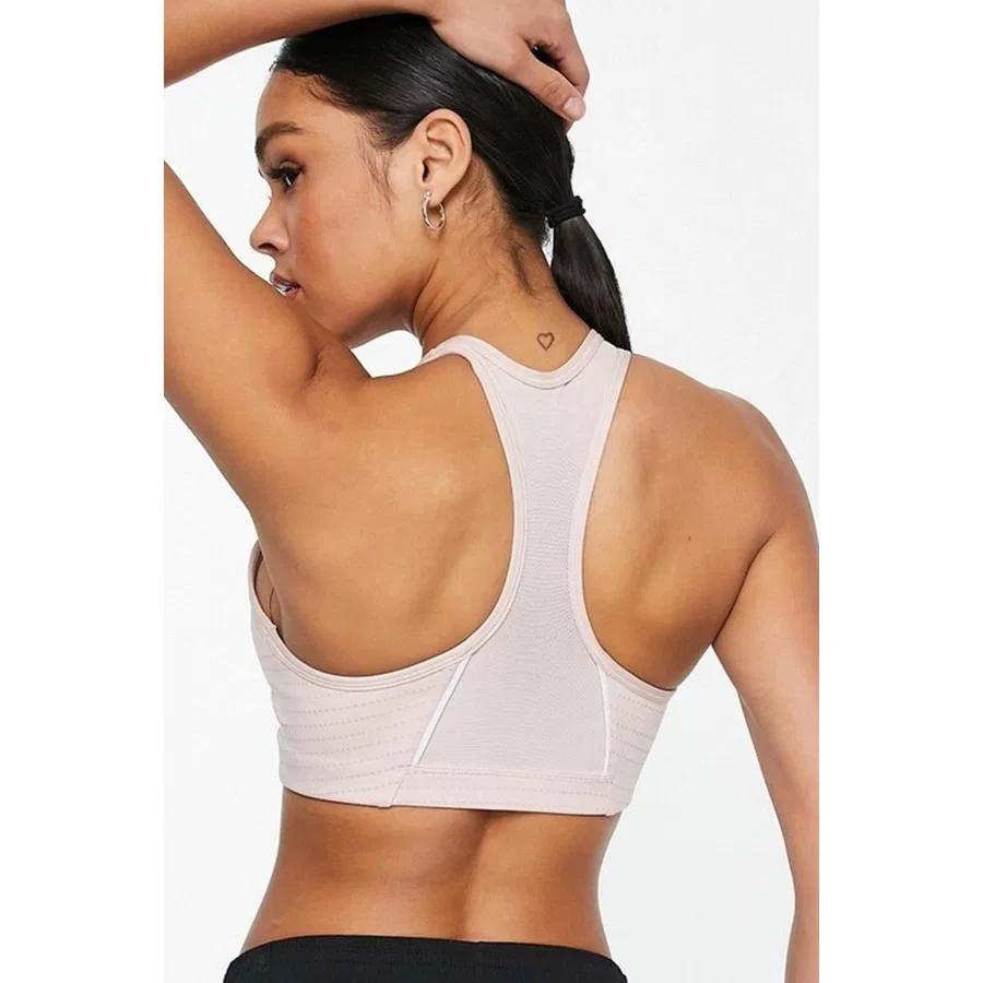 Спортивный бюстгальтер Nike Dri-FIT Swoosh Run Division, Розовый — фото 2