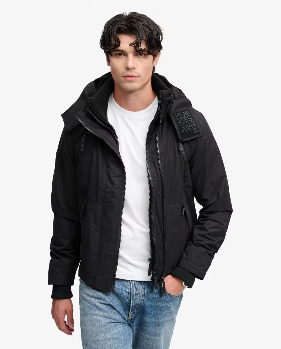Мужская куртка с капюшоном, Cortavientos MF Arctic, Superdry, черный