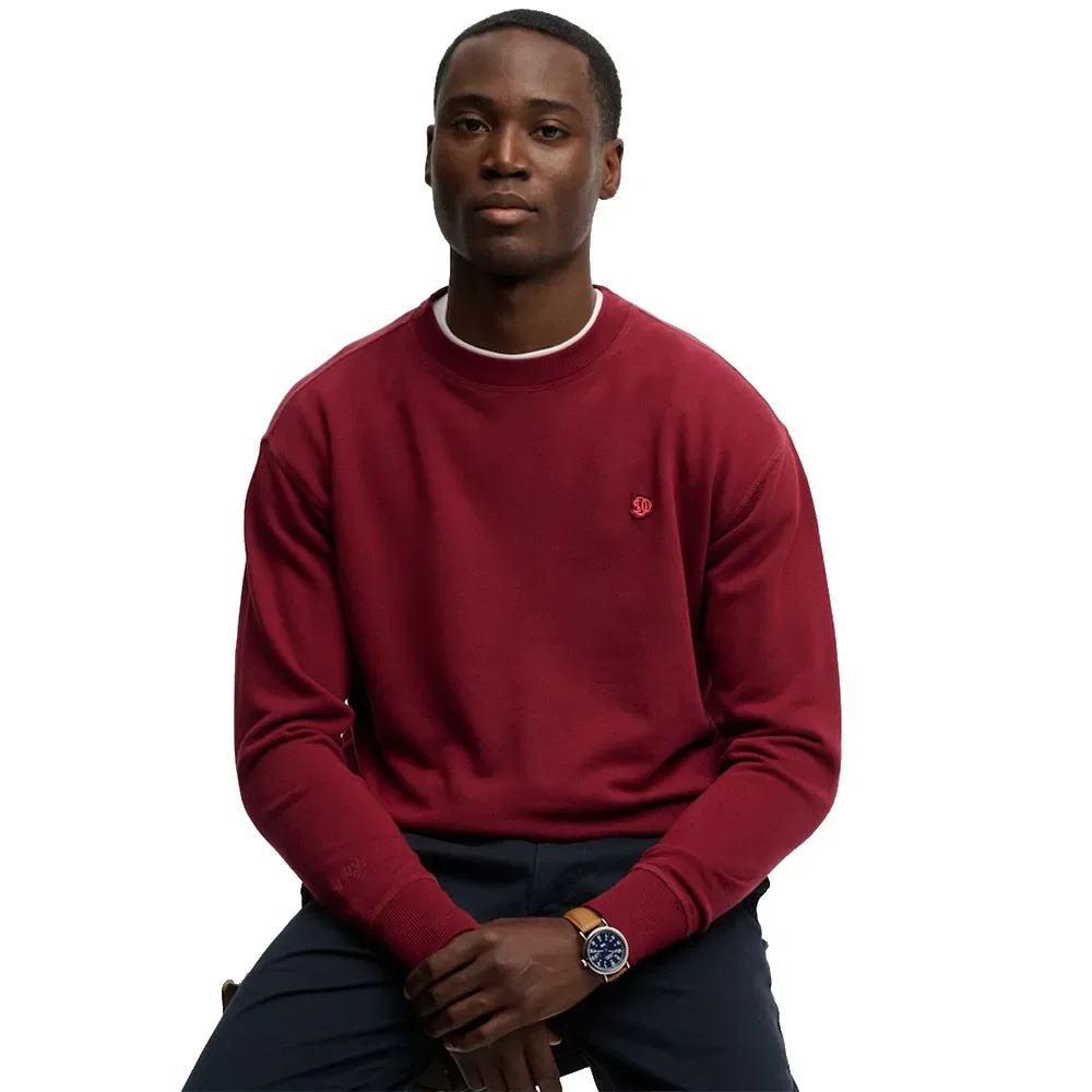 Свитшот Essential Heritage Crew Superdry, красный — фото 3
