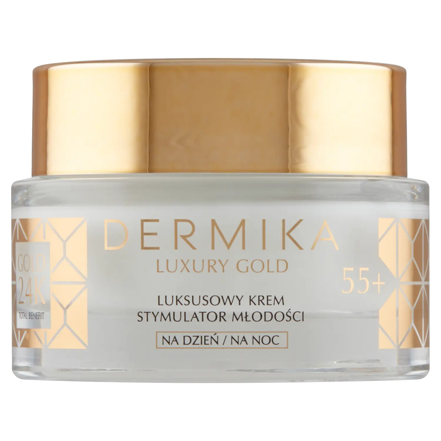 

Dermika Gold 24k крем для лица стимулятор молодости 55+, 50 мл