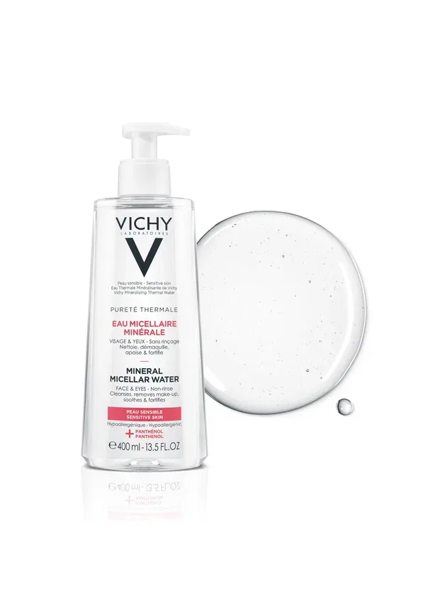 Мицеллярная вода для чувствительной кожи Purete Thermale Mineral Vichy 400 мл — фото 2