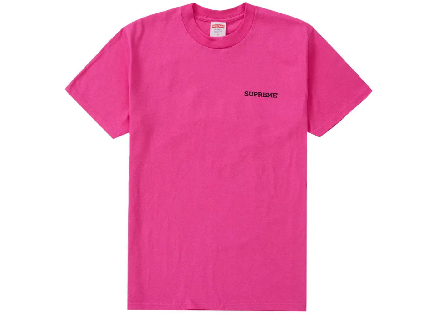 Мужская футболка с пэчворк-принтом Supreme Tee, Fuchsia