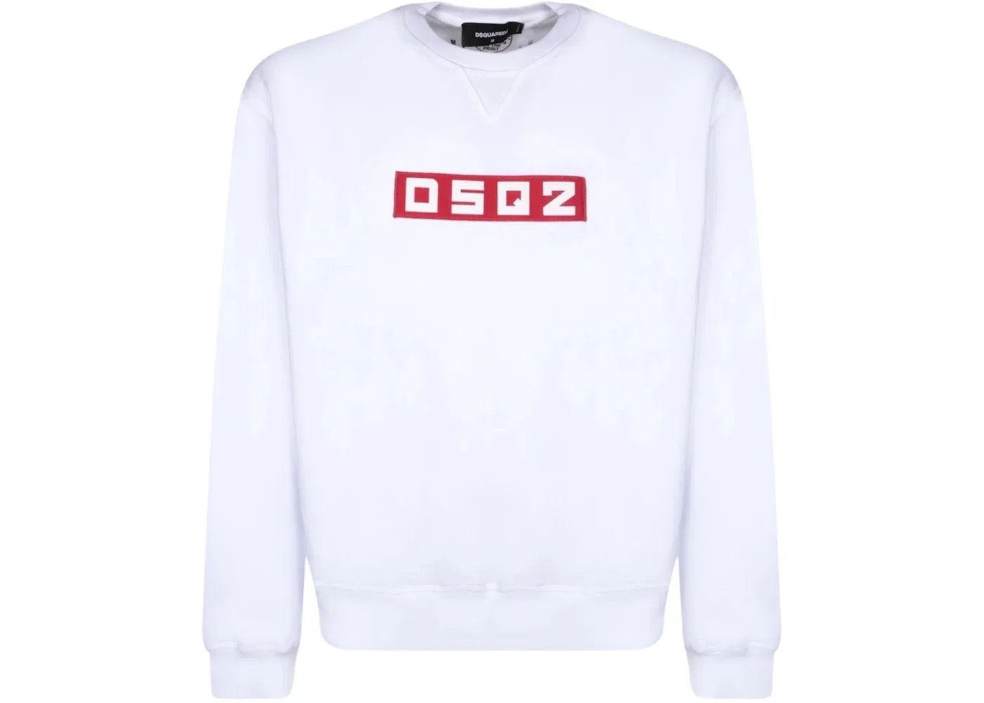 Мужской свитшот с принтом Dsquared2 Small Block Logo, White