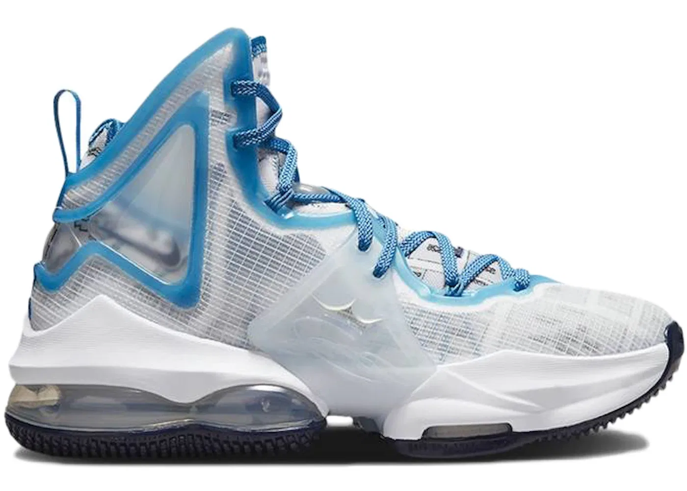 Детские кроссовки для баскетбола Nike LeBron 19 Space Jam (GS), White/Dutch Blue-Blue Void