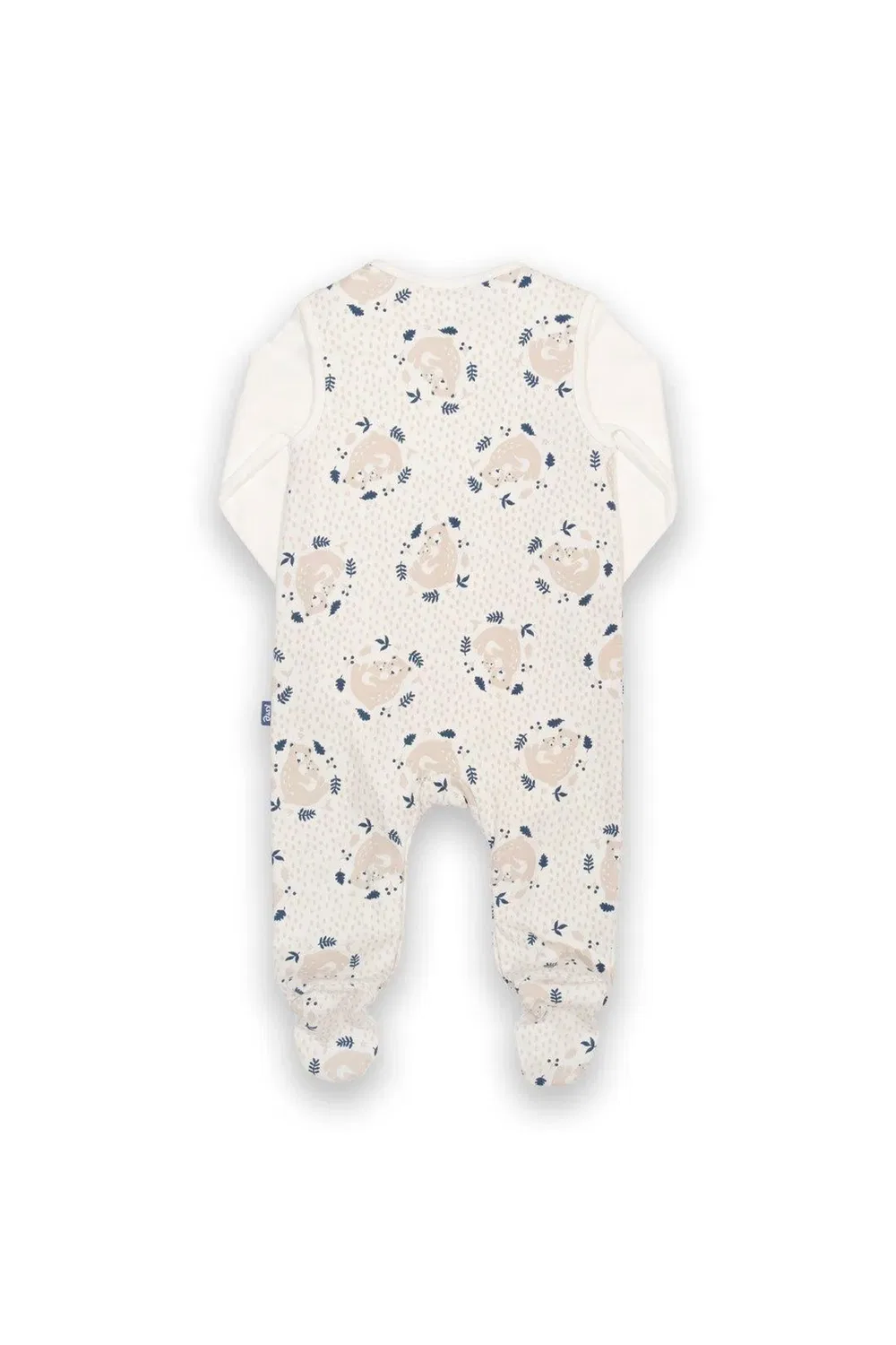 Детский комплект из органического хлопка с мишкой Kite, Cream — фото 3