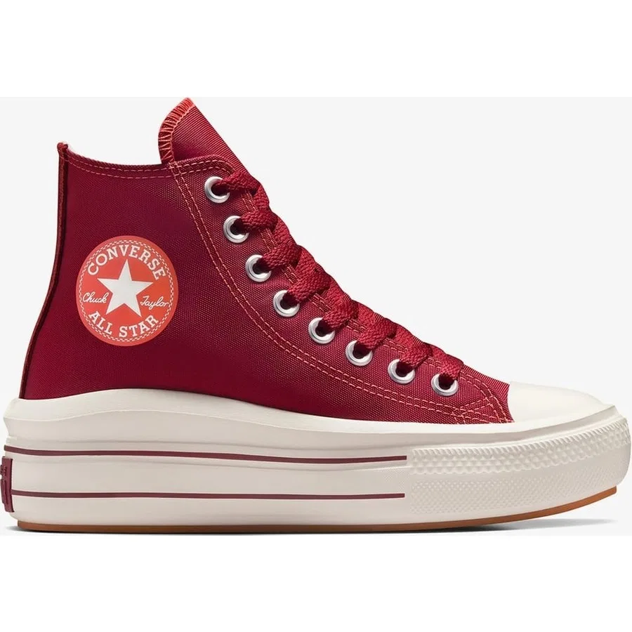 Кеды платформа Converse Chuck Taylor All Star Move, Красный