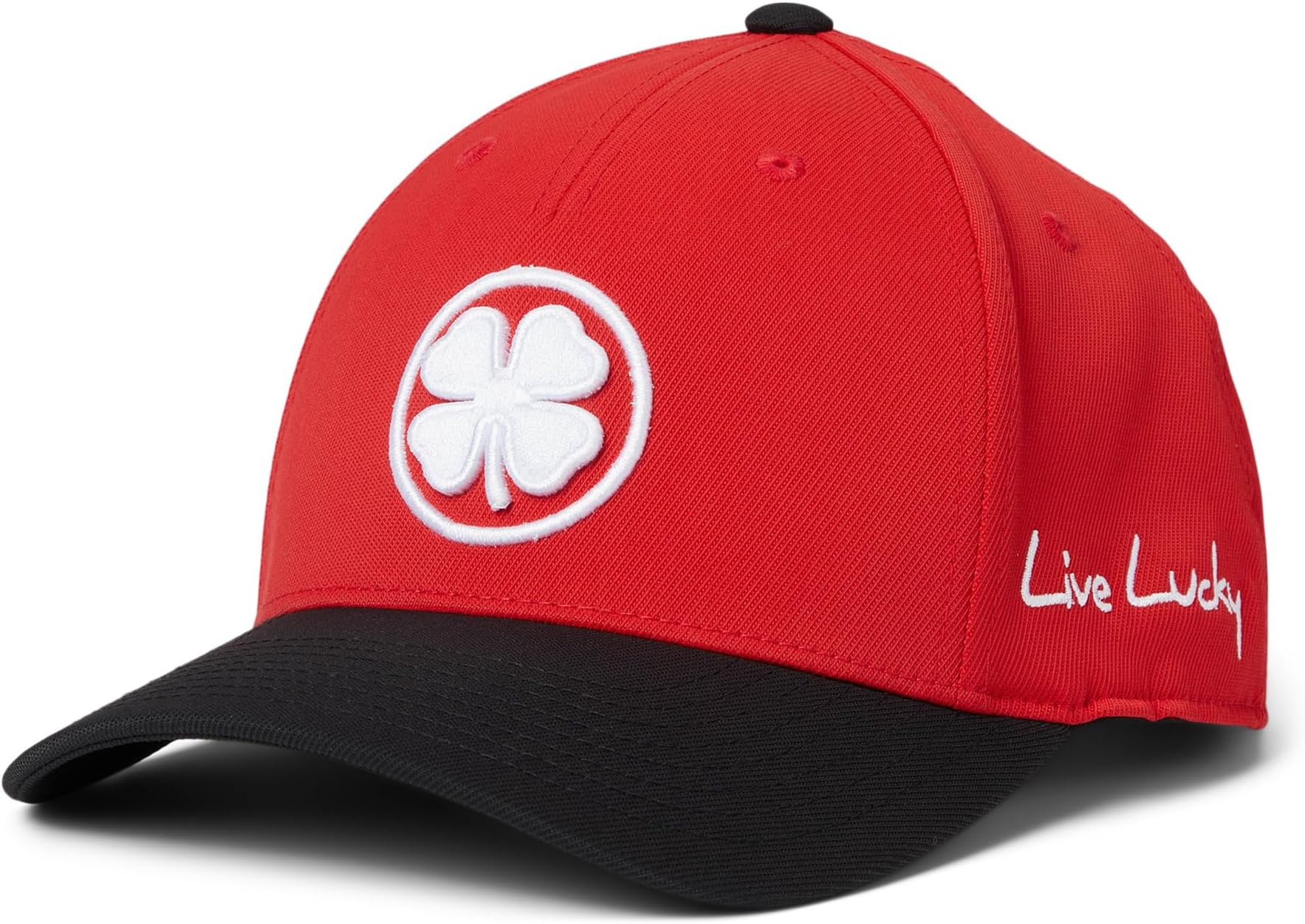 

Бейсболка Black Clover Inner Luck 1 Adjustable Hat, цвет Red/Black Hat/3d White Clover