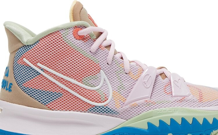 Кроссовки Nike Kyrie 7 EP '1 World 1 People - Regal Pink', розовый — фото 3