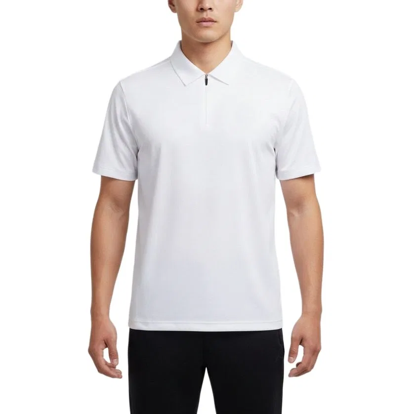 Поло мужское с отложным воротником, White, Jordan