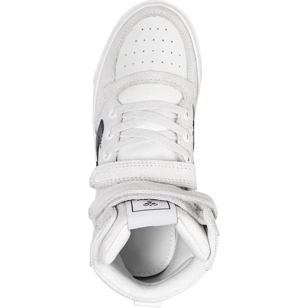 Кроссовки высокие Hummel Slimmer Stadil Leather, белый — фото 3