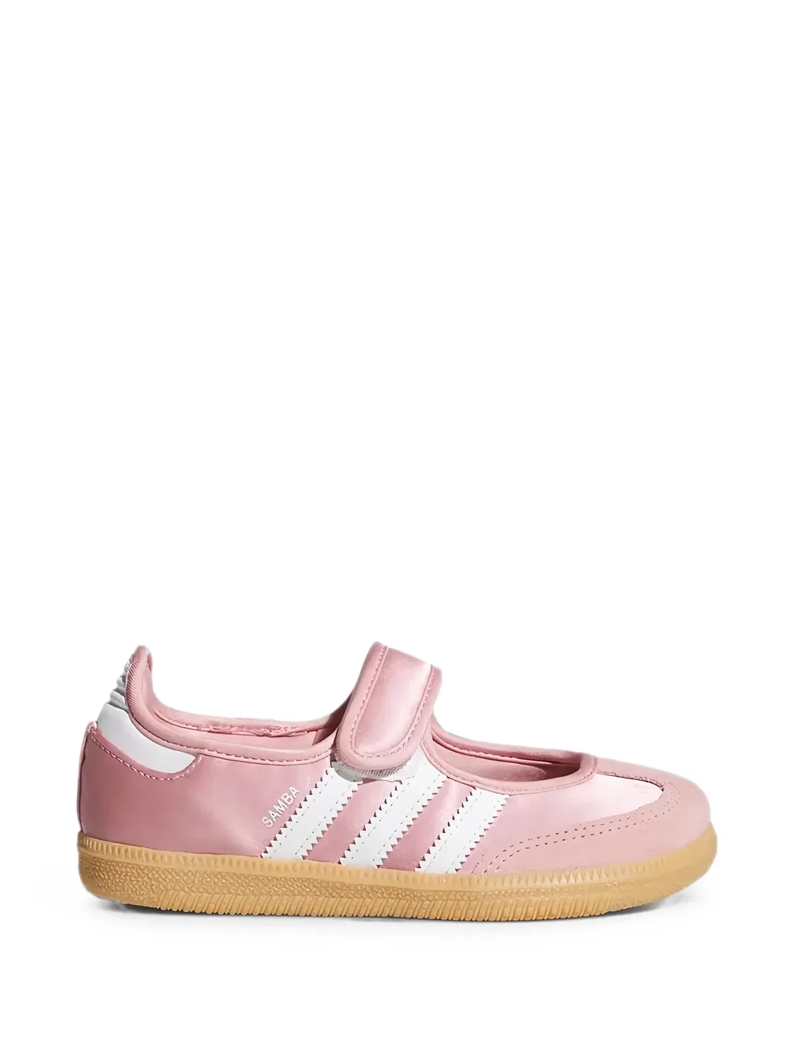Кроссовки Samba Jane на липучках Adidas Kids, розовый — фото 2