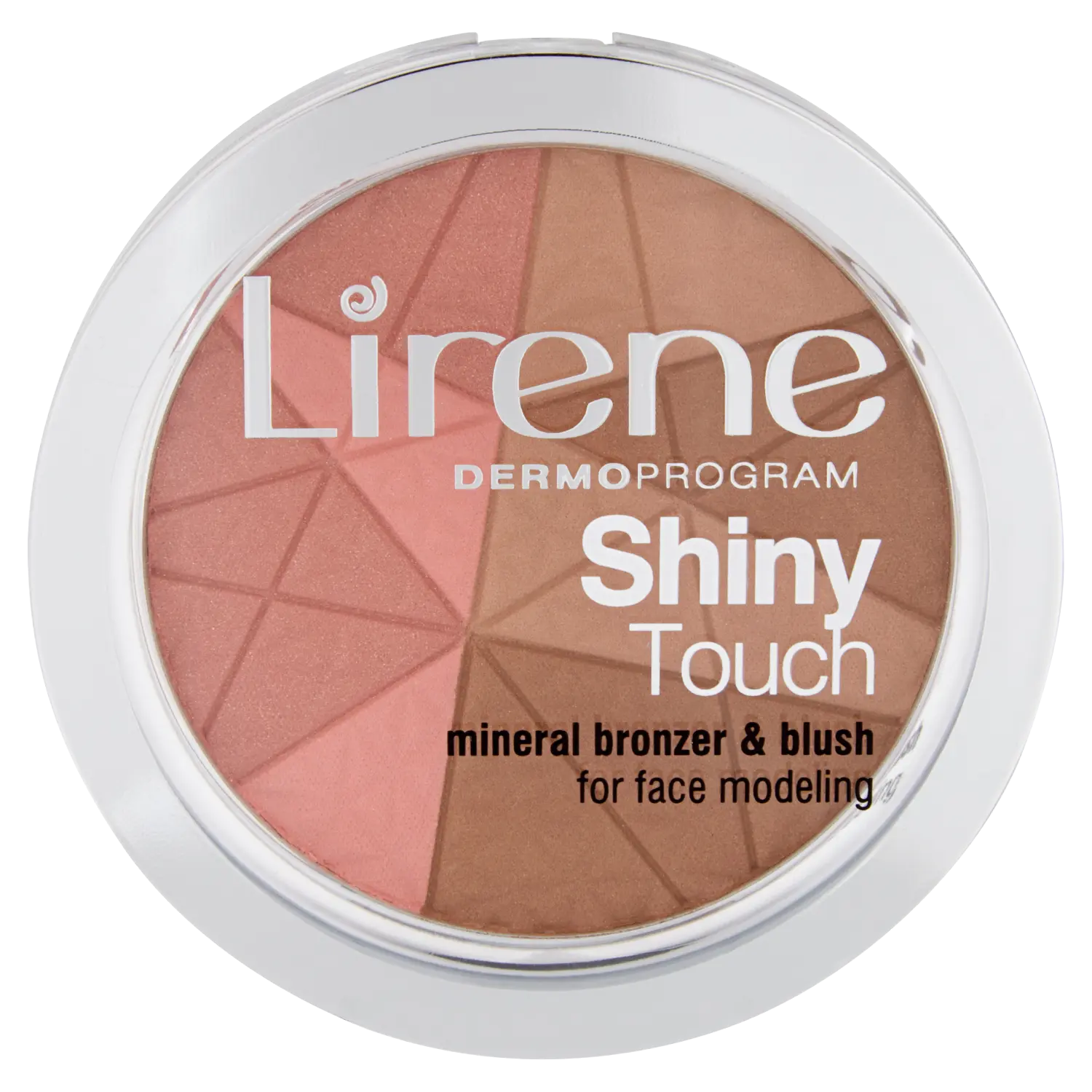 

Lirene Shiny Touch бронзер с минеральными румянами в камне для моделирования овала лица, 9 г