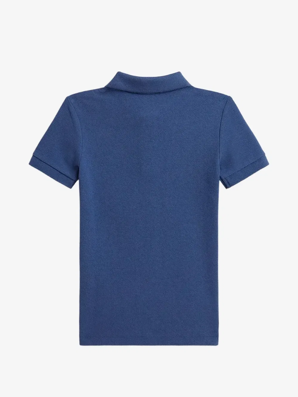 Рубашка-поло из пике с вышивкой логотипа Polo Ralph Lauren Kids, синий — фото 2
