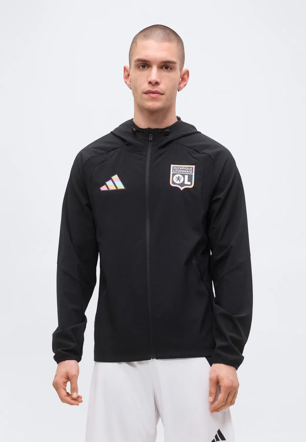 Olympique lyon tiro travel - клубная одежда Adidas Performance, Black