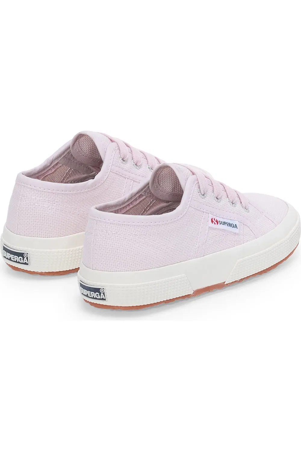 Кроссовки детские классические на шнуровке 2750 Superga, Violet Lt Avorio — фото 3