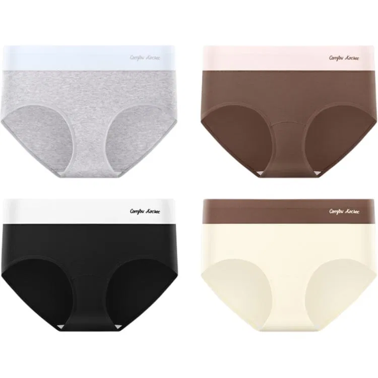 Детские трусы Cotton Gene, Gray+Dark Coffee+Black+Skin