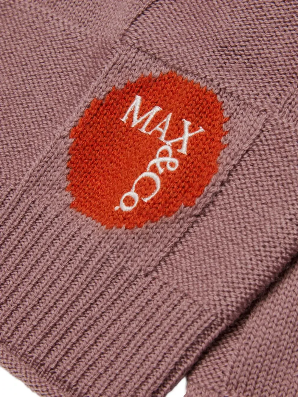 Свитер в клетку с логотипом Max&Co. Kids, розовый — фото 4