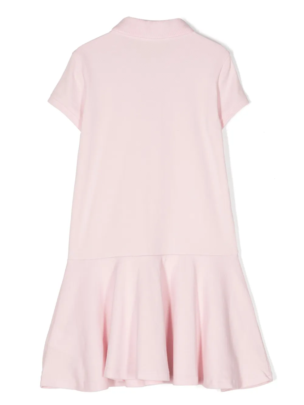 Платье Polo Pony с воротником поло POLO RALPH LAUREN KIDS, розовый — фото 2