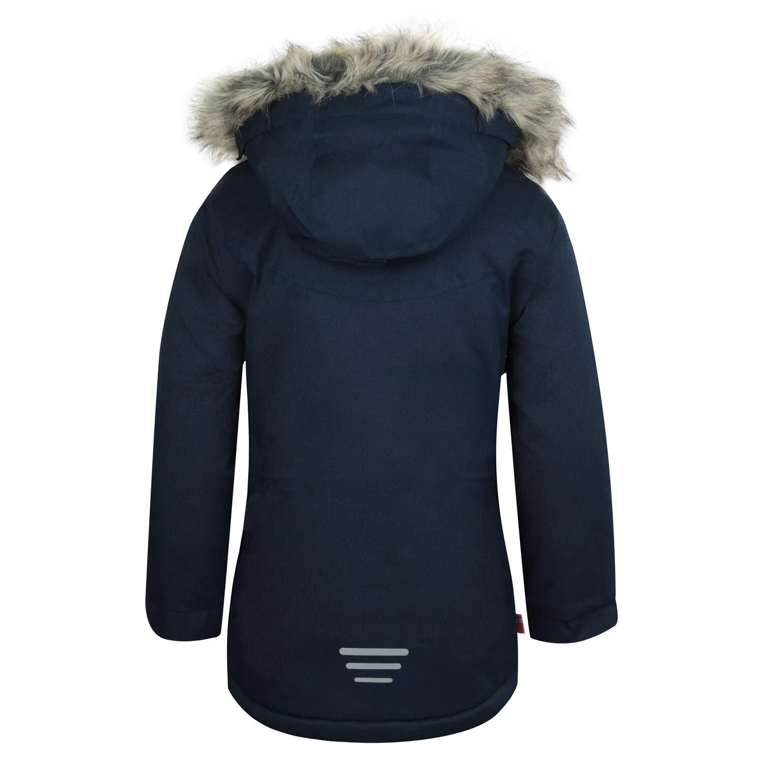 Детское зимнее пальто для девочек с мембраной Oslo Coat XT Trollkids, Navyblau Rosa — фото 2
