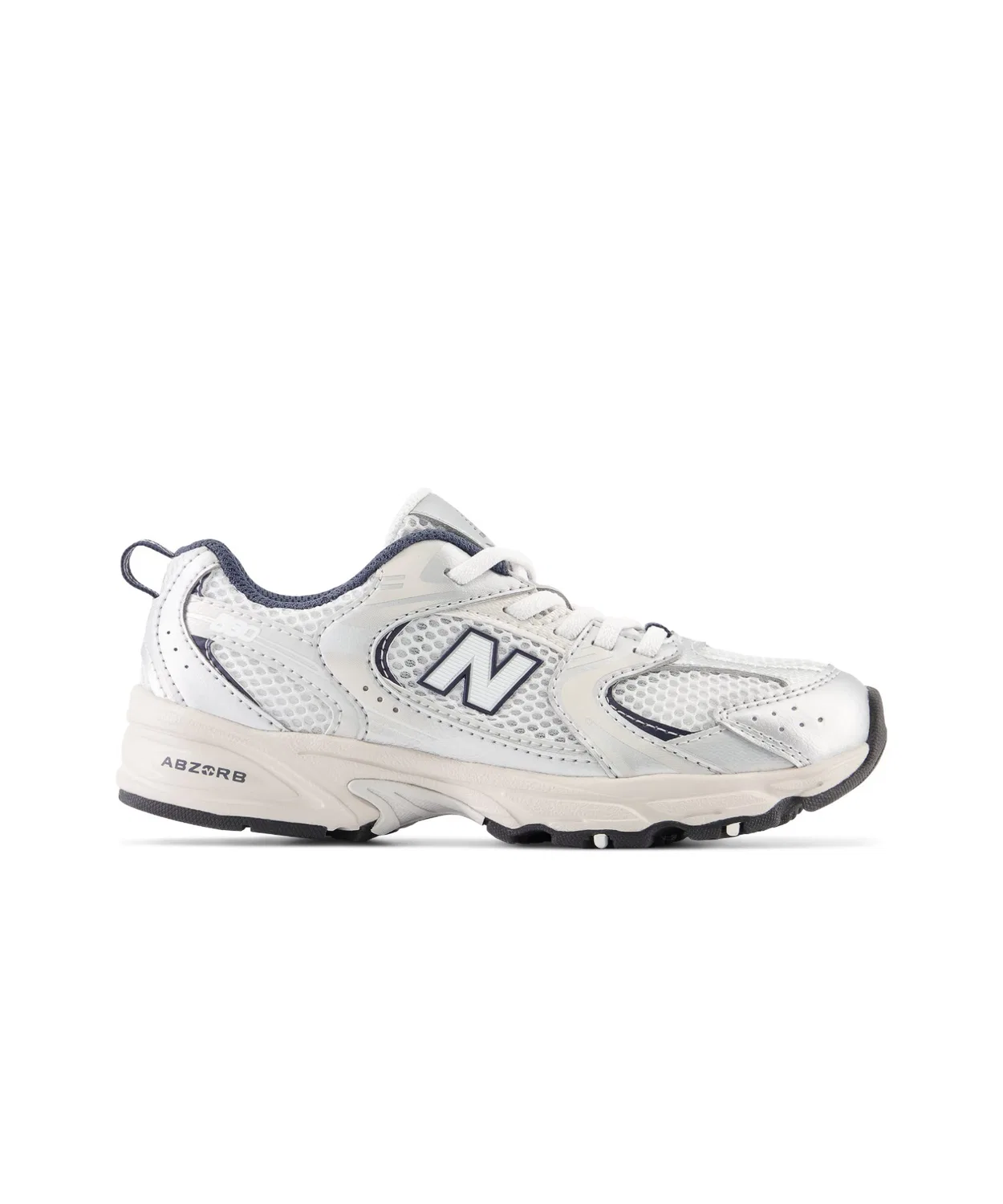 Детские кроссовки с низким профилем 530 New Balance, Silver