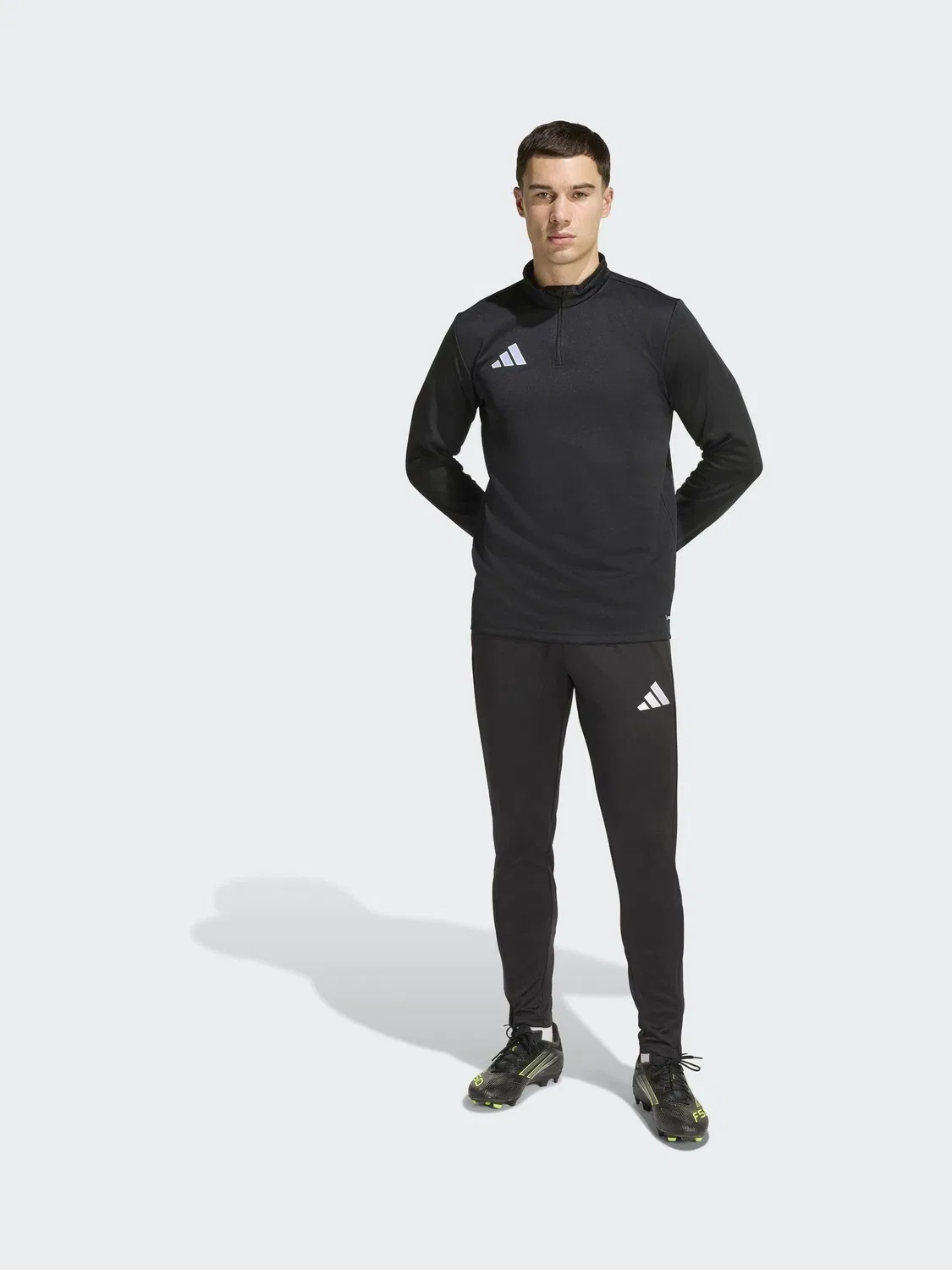 Штаны тренировочные Entrada26 adidas, черные — фото 3