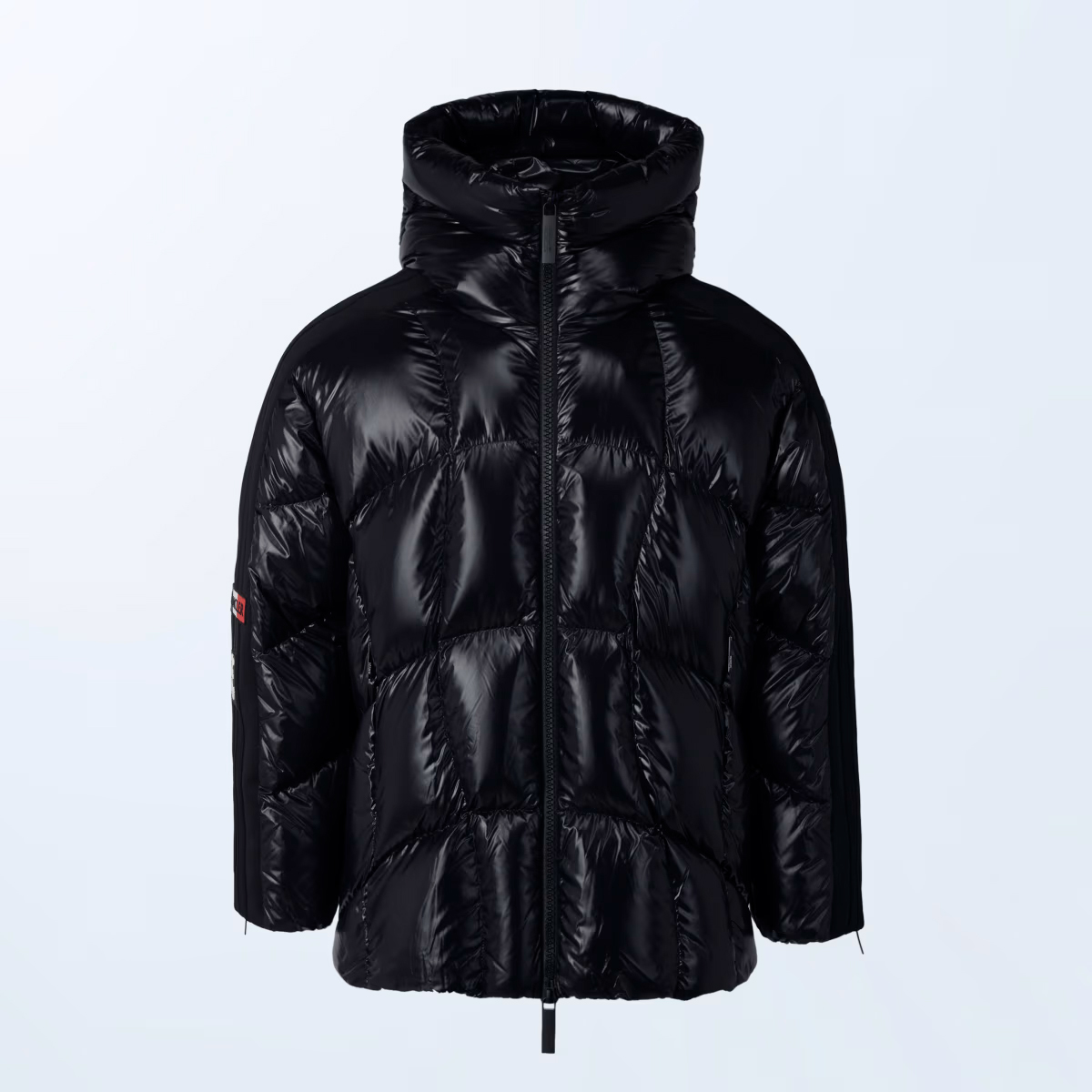 

Куртка Moncler x adidas Originals Beiser Short Down, черный