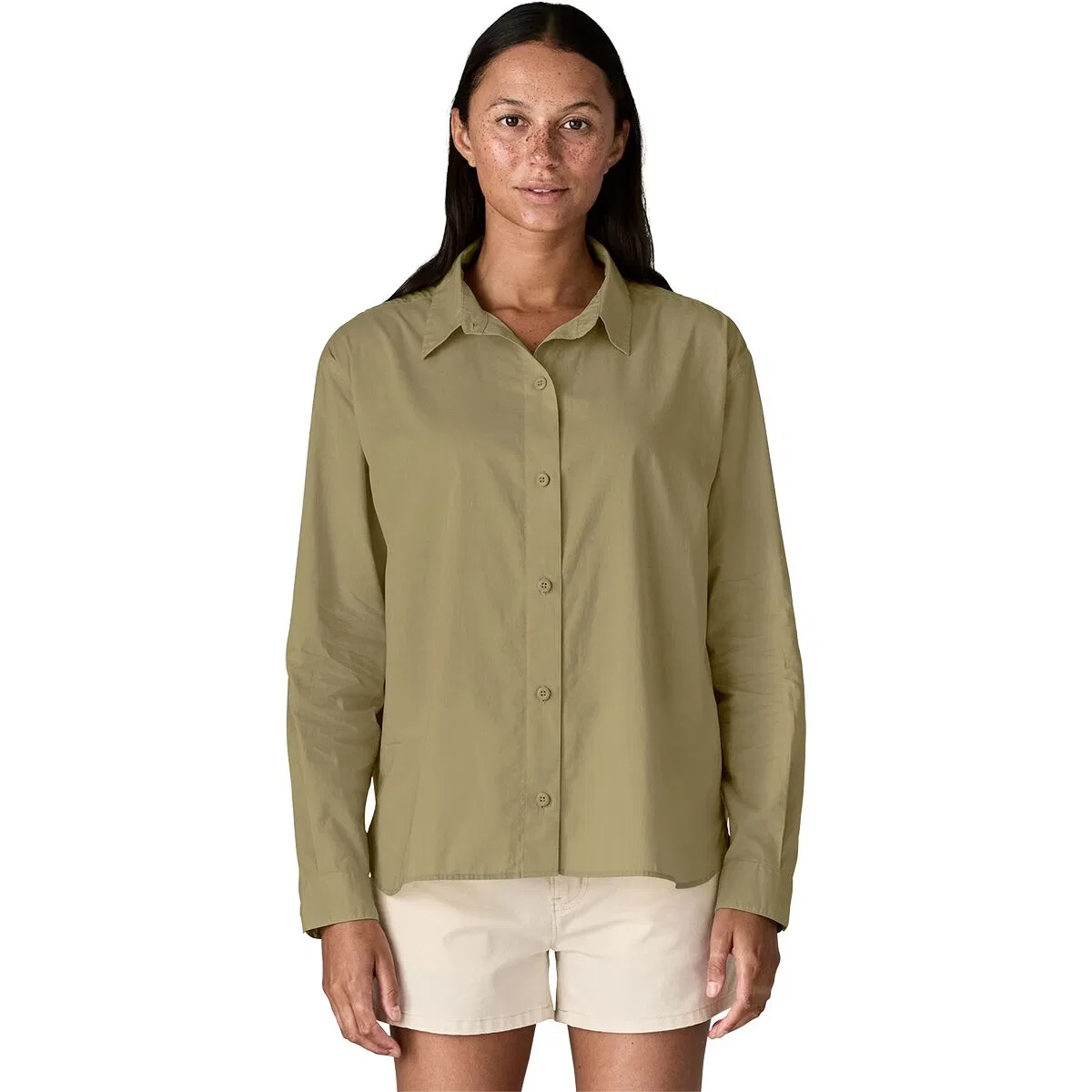 Женская рубашка с длинным рукавом Sunrise Stream Long-Sleeve Shirt Patagonia, Weathered Stone