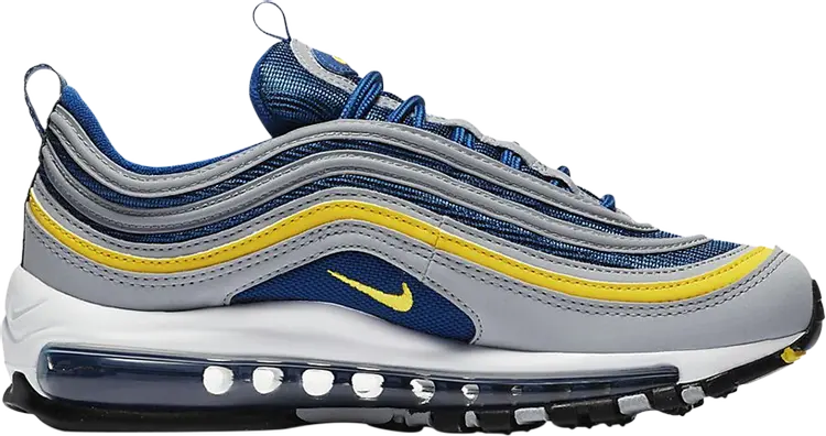 

Кроссовки Nike Air Max 97 GS 'Wolf Grey Tour Yellow', серый