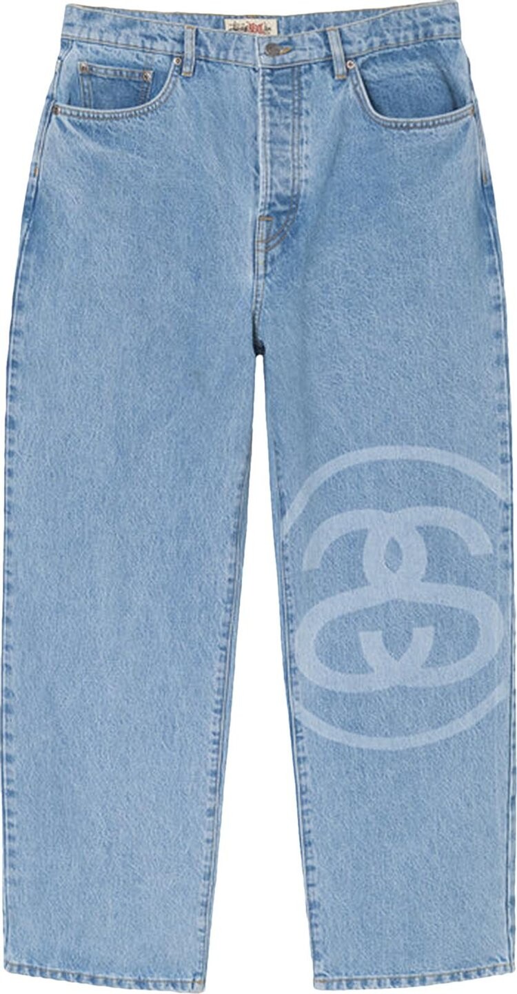 

Джинсы Stussy SS-Link Big Ol' Jeans 'Stone Wash', синий