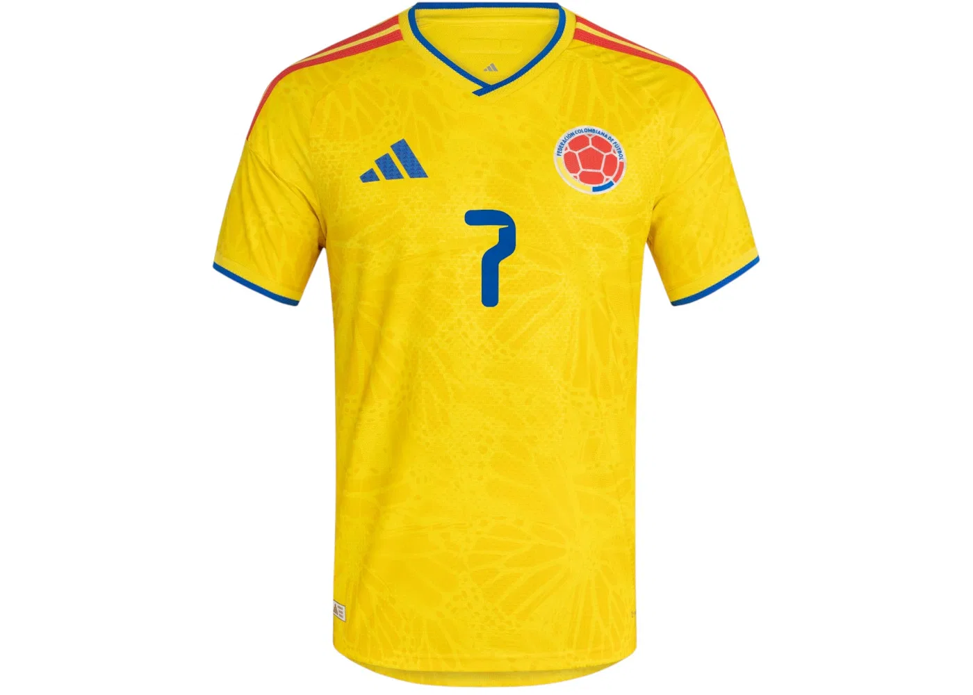 Мужская футбольная футболка аутентичная с принтом Adidas, Impact Yellow