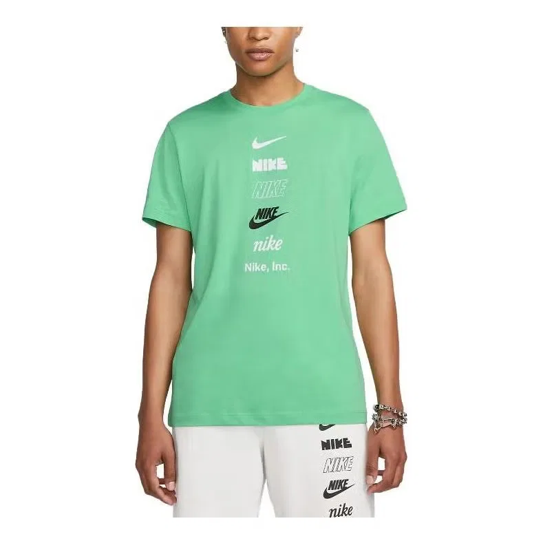 Футболка с принтом Nike, зеленый