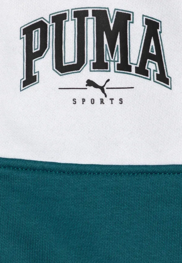 Спортивный костюм из хлопка Minicats squad jogger unisex set Puma, cold green, зеленый — фото 4