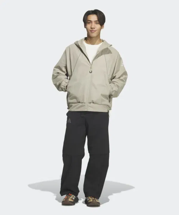 Куртка из нейлона ветрозащитная Transition, Adidas, cargo — фото 4