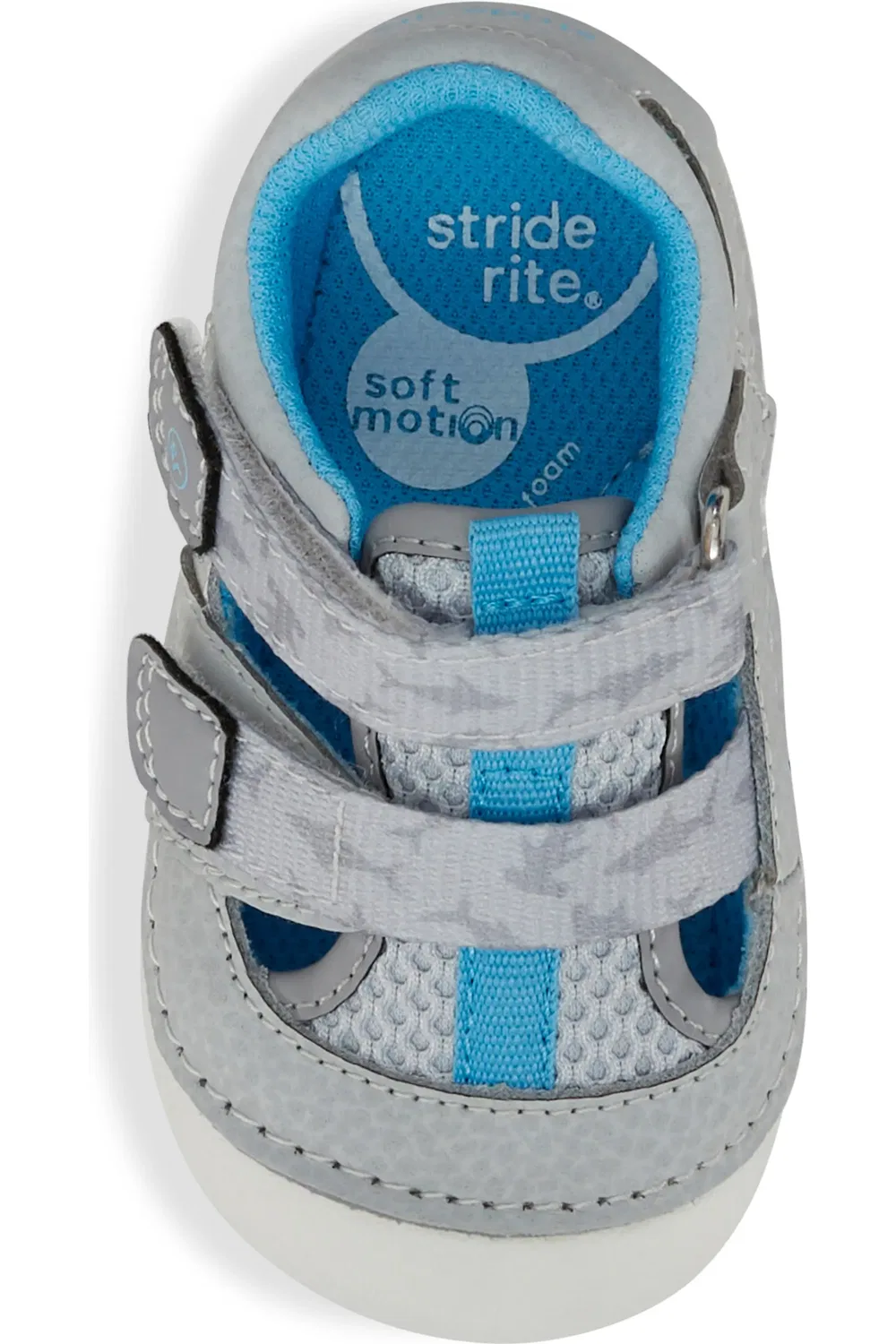 Сандалии детские с мягкой амортизацией Gaia Motion Stride Rite, серый — фото 4
