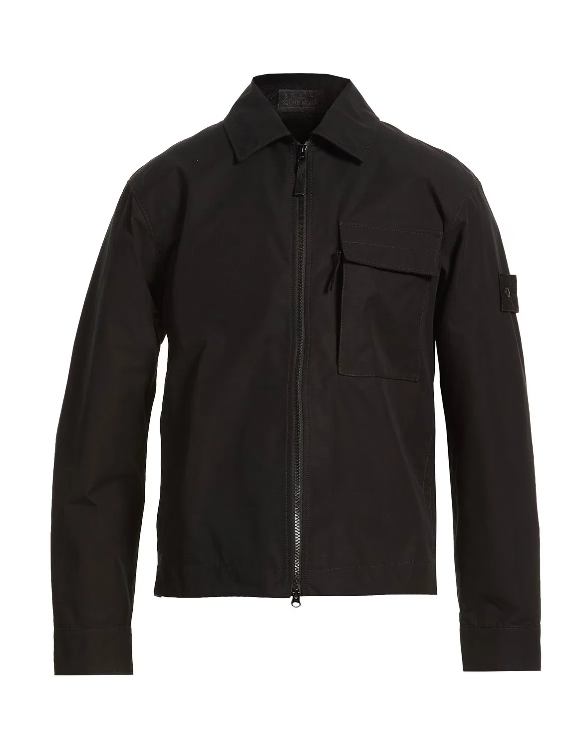 Мужская повседневная куртка хлопковая Stone Island, черный