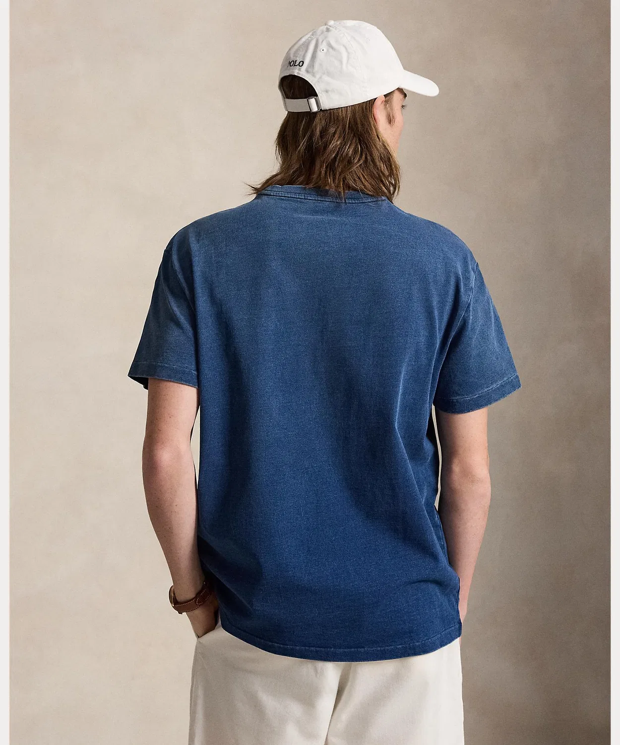 Мужская футболка с вышивкой Polo Bear Classic Fit Indigo POLO RALPH LAUREN, Navy — фото 4